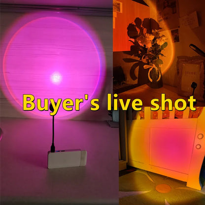 LED USB-Connected Sunset Lamp