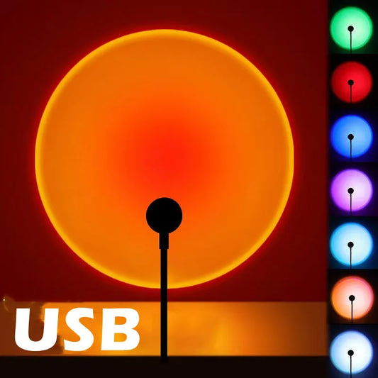 LED USB-Connected Sunset Lamp